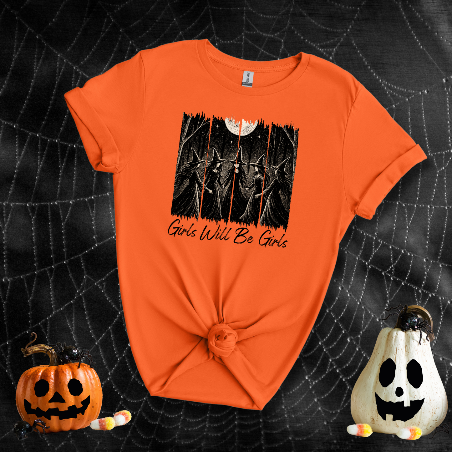 Girls Will Be Girls Salem Witch Coven | Adult T-Shirt
