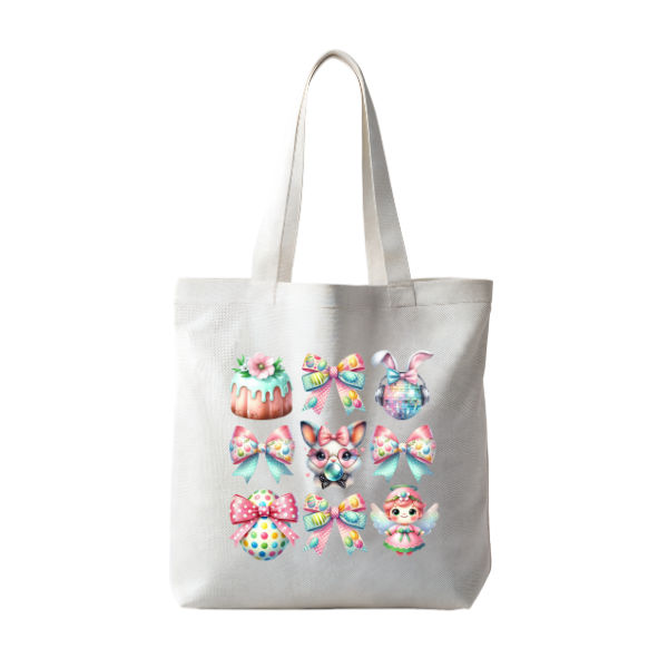 Disco Bunnies and Bows | Tote Bag