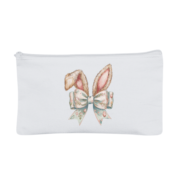 Watercolor Bunny Ears | Makeup Pouch