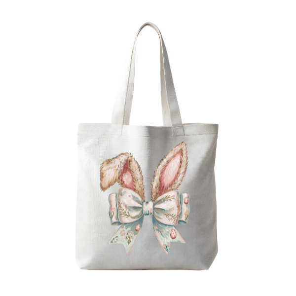 Watercolor Bunny Ears | Tote Bag