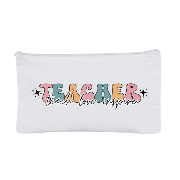 Retro Teacher | Makeup Pouch