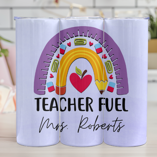 Custom Teacher Fuel | 20oz Tumbler