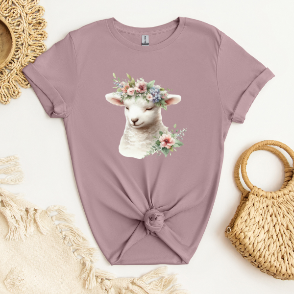 Watercolor Lamb | Adult T-Shirt
