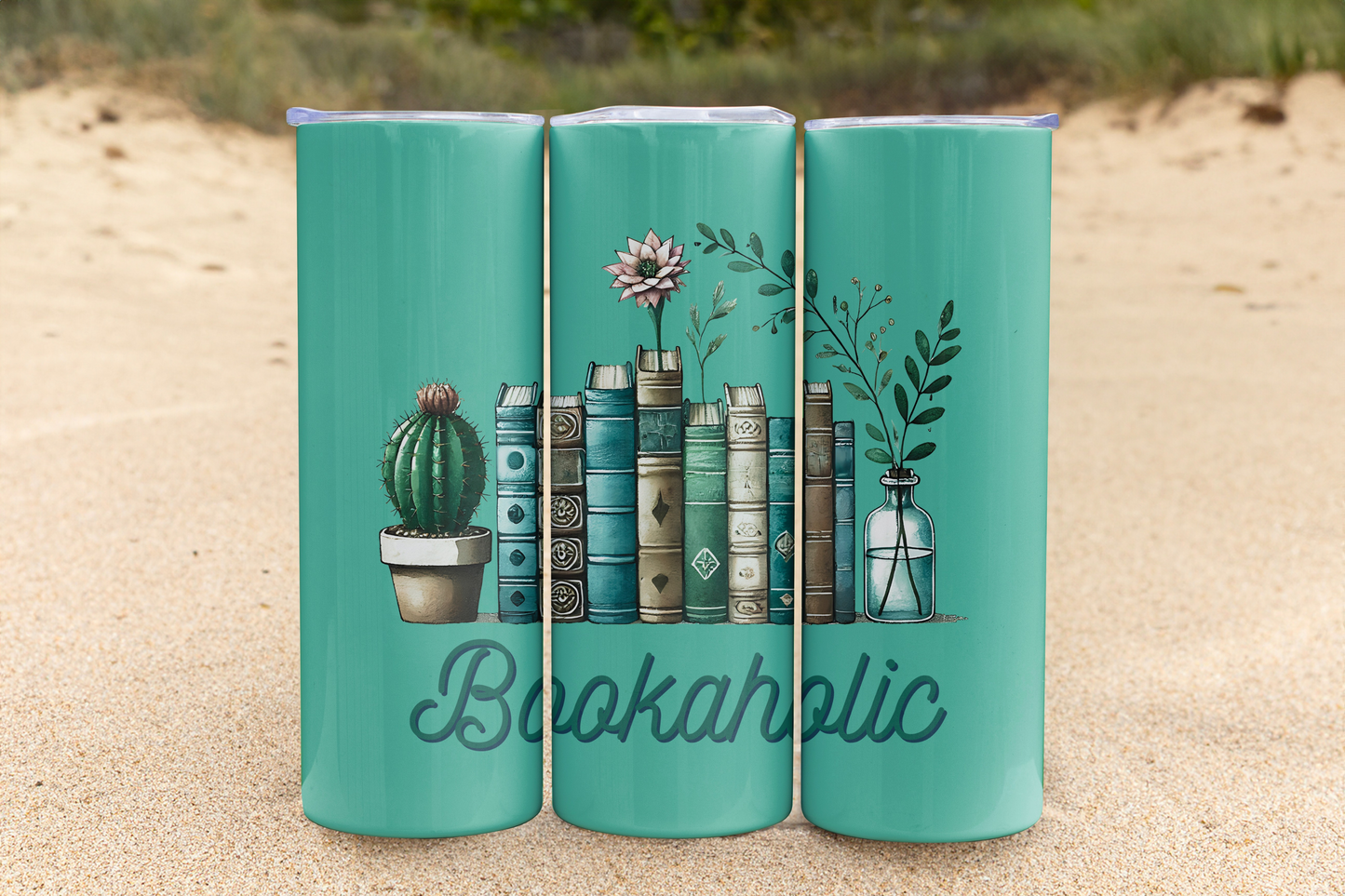Bookaholic (Teal) | 20oz Tumbler