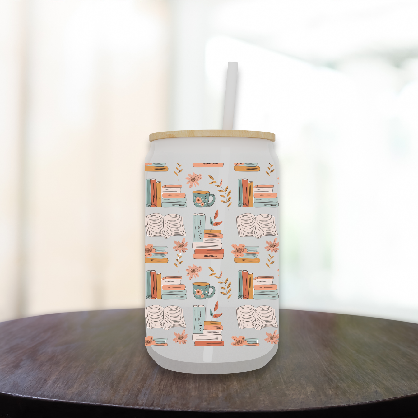 Reading Nook | Frosted Glass Can Cup