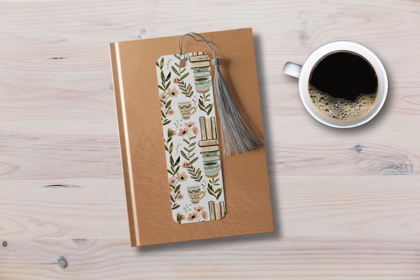 Stacked Stories | Aluminum Bookmark