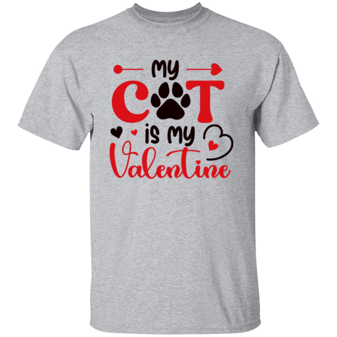 My Cat Is My Valentine | Adult T-Shirt