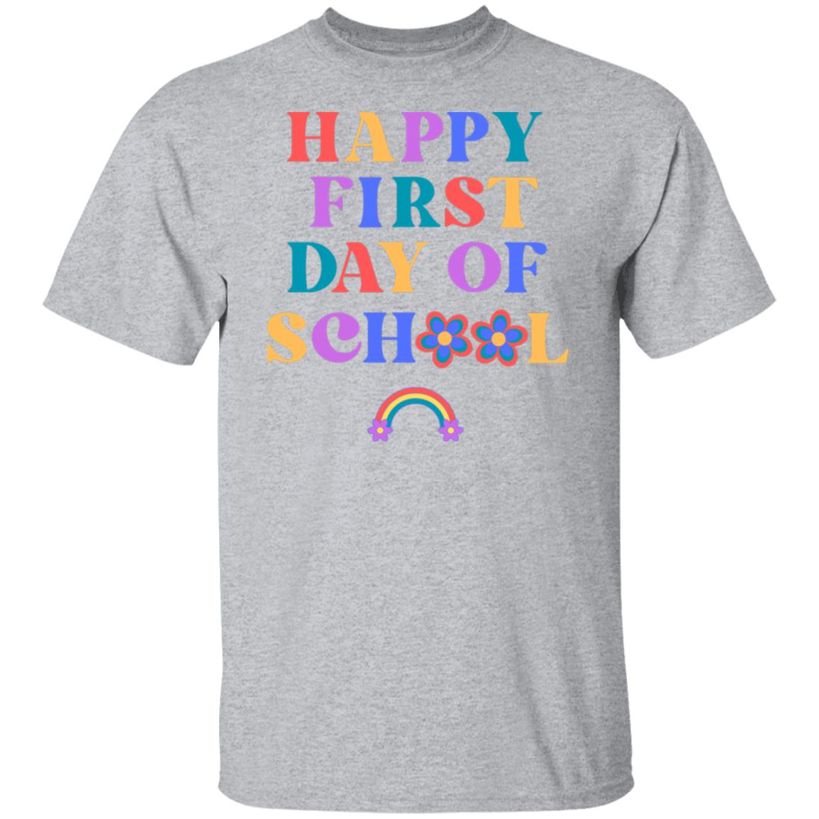 Happy First Day of School Retro | Adult T-Shirt