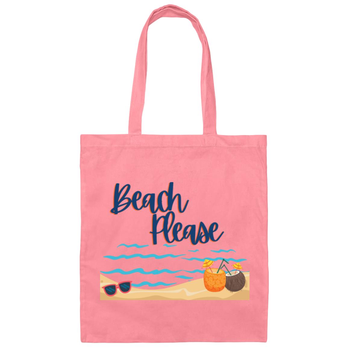 Beach Please | Canvas Tote Bag