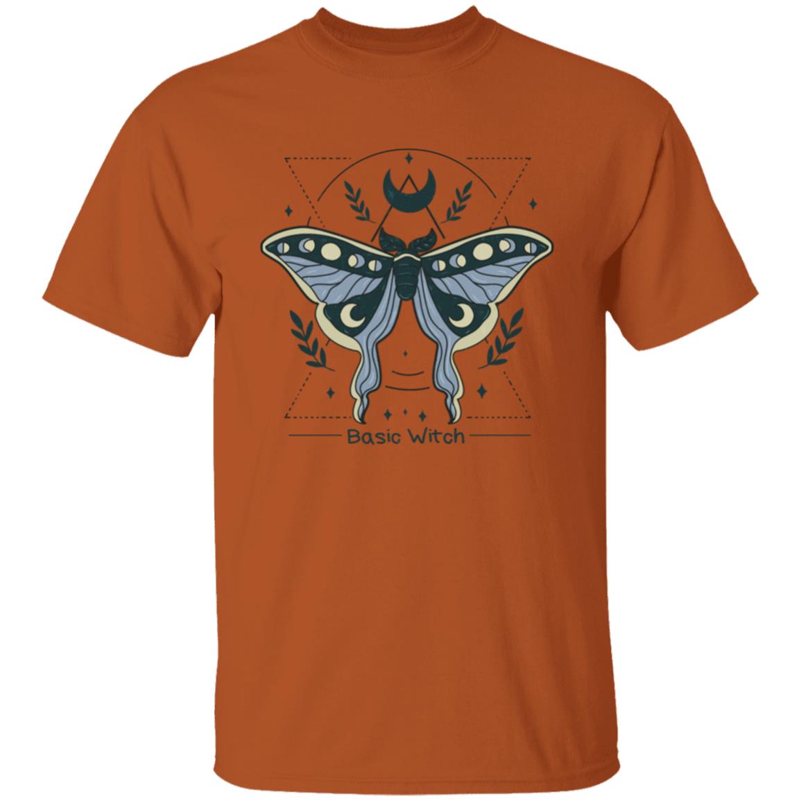 Blue Basic Witch Lunar Moth | Adult T-Shirt