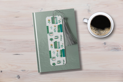 Literary Blooms | Aluminum Bookmark