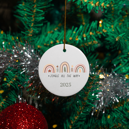 2025 Boho Christmas | Circle Ornaments