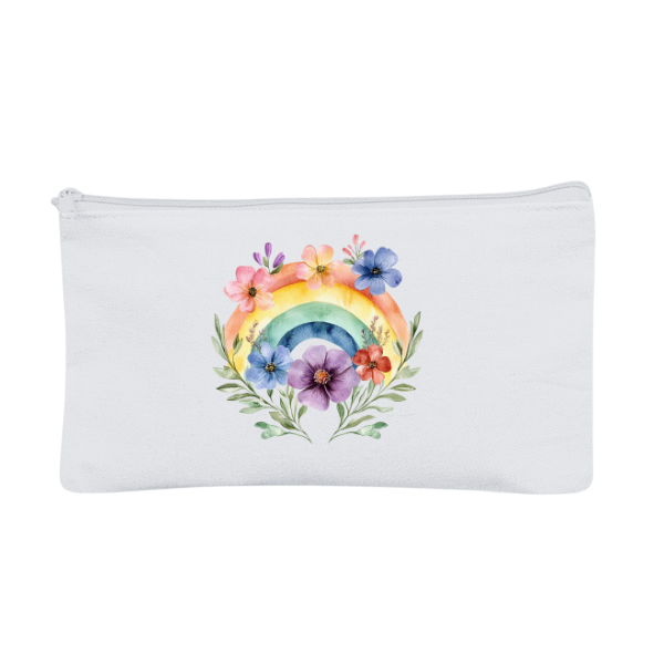 Watercolor Rainbow | Makeup Pouch