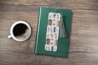 Literary Blooms | Aluminum Bookmark
