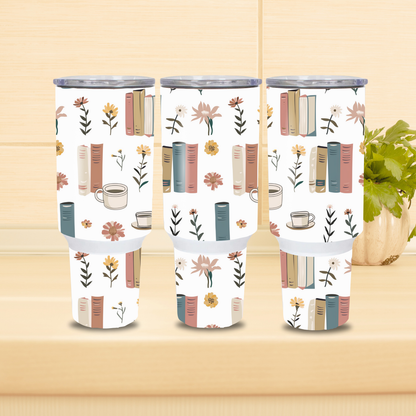 Literary Blooms | 40oz Tumbler