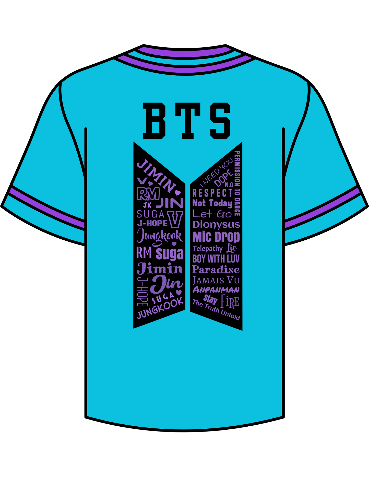 Personalized Concert & Event Baseball Jersey | Custom Name, Number & Design Options