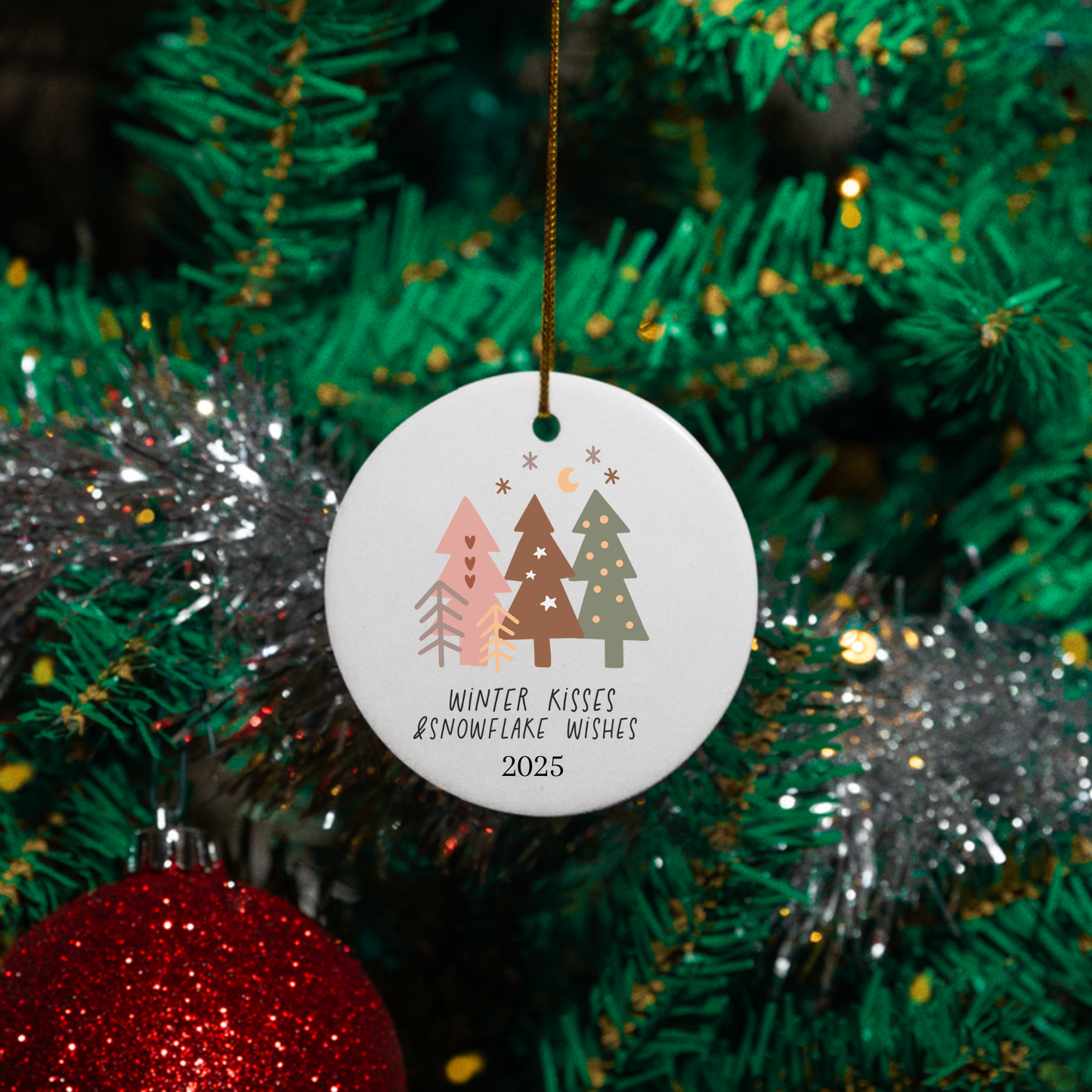 2025 Boho Christmas | Circle Ornaments