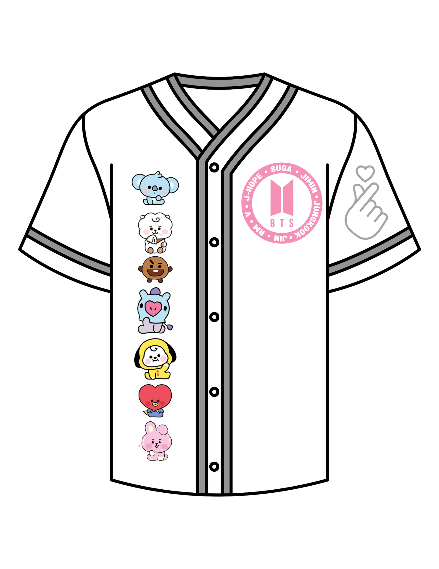 Personalized Concert & Event Baseball Jersey | Custom Name, Number & Design Options