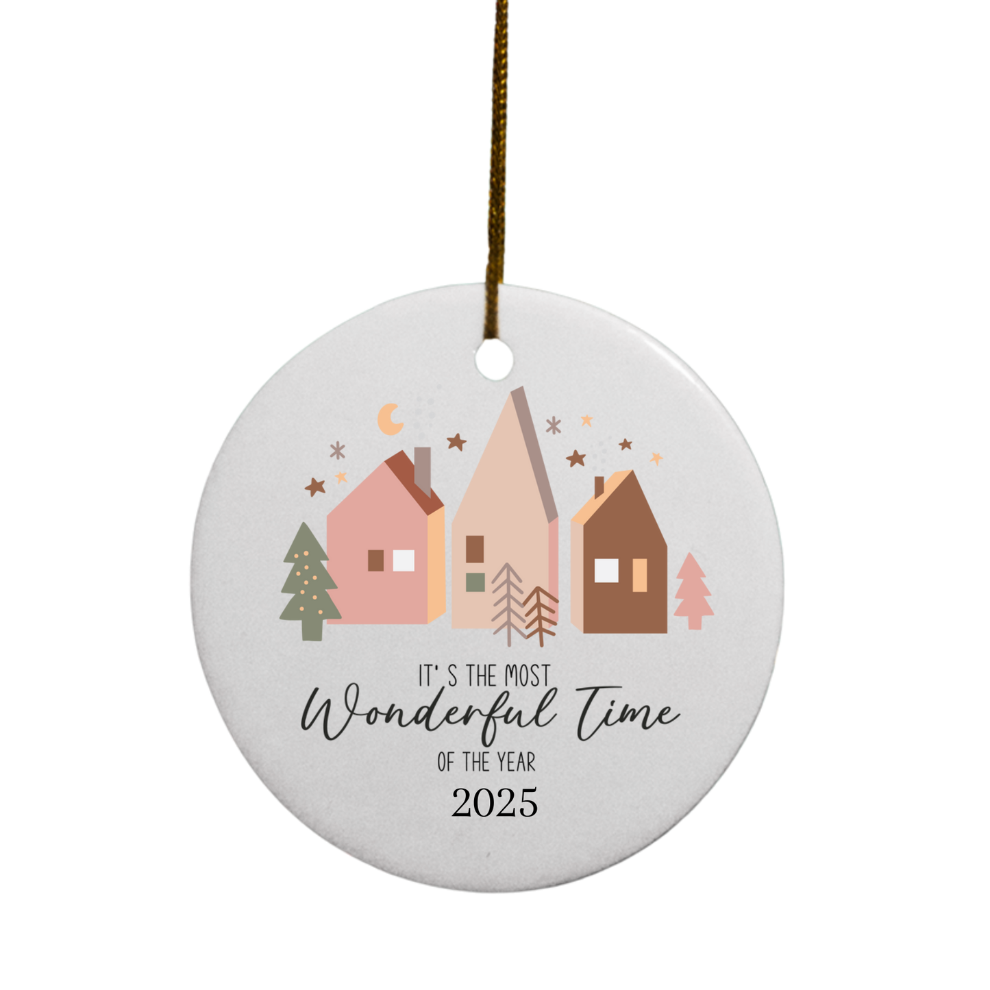 2025 Boho Christmas | Circle Ornaments