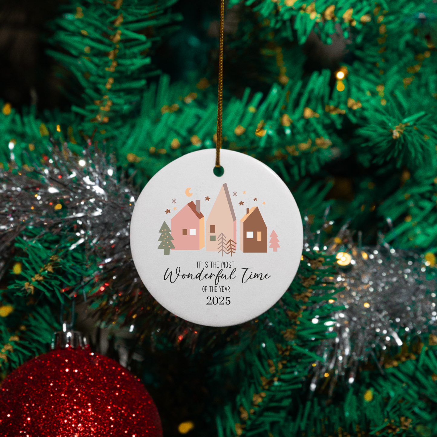 2025 Boho Christmas | Circle Ornaments