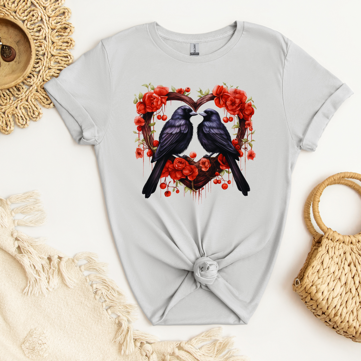 Crow Heart | Adult T-Shirt