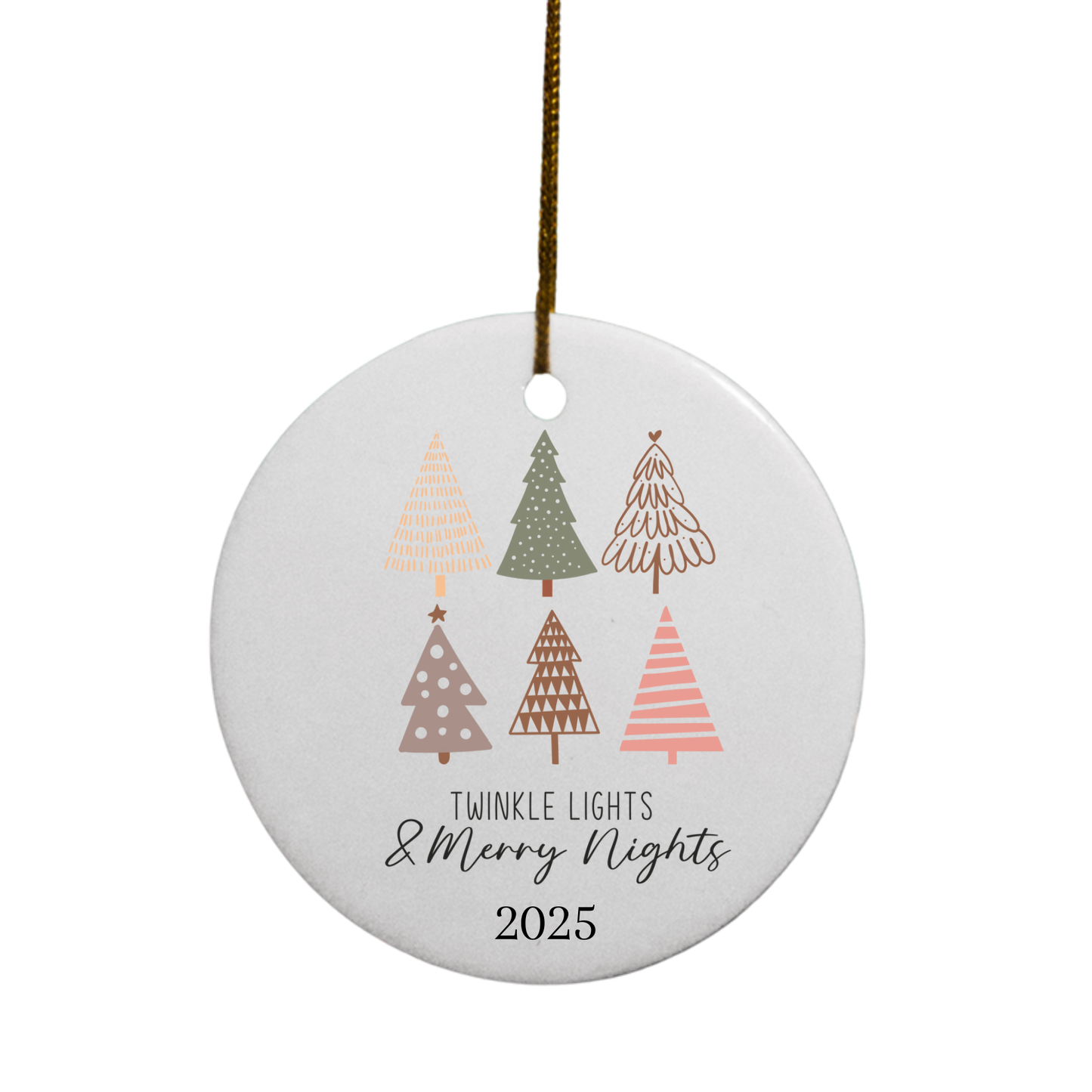 2025 Boho Christmas | Circle Ornaments