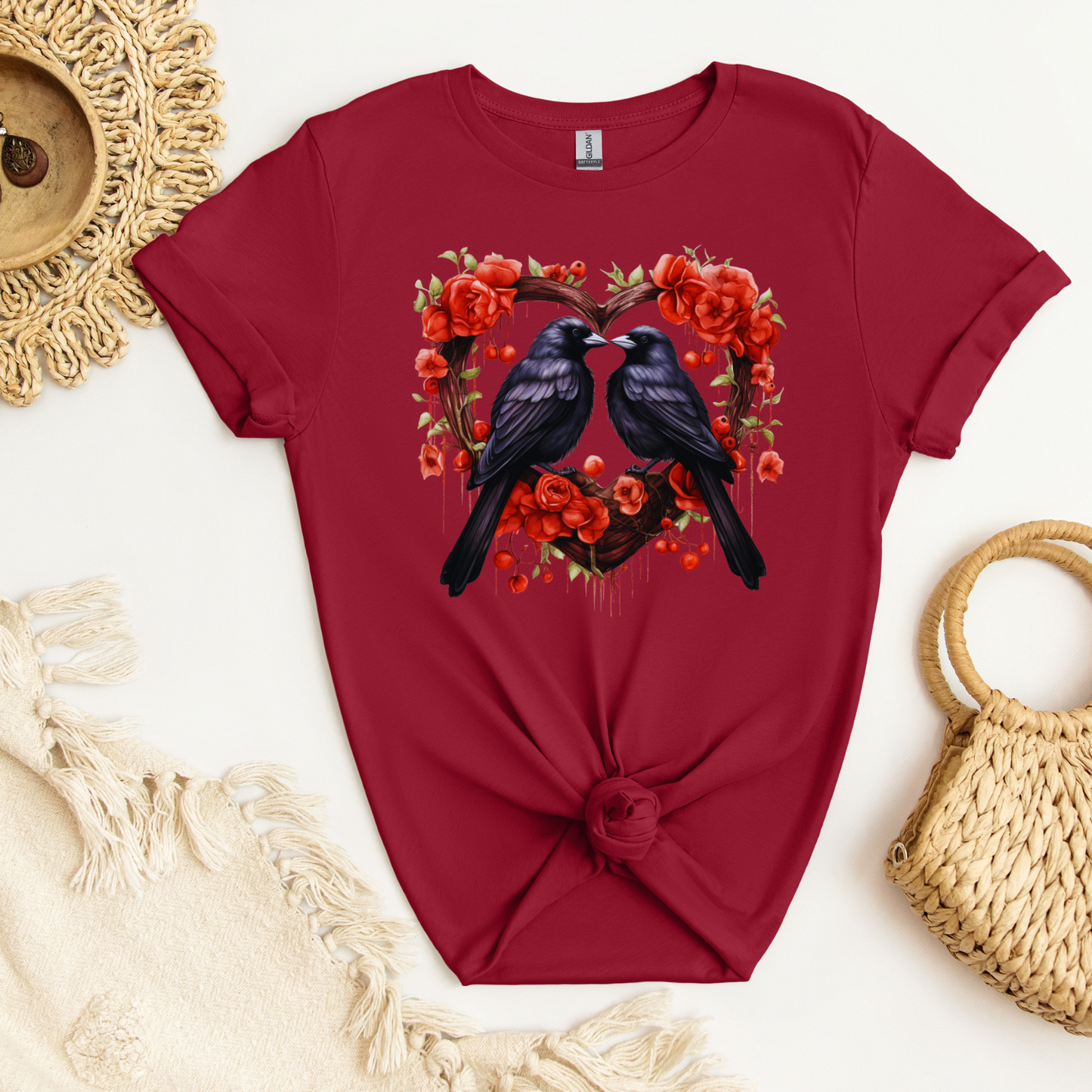 Crow Heart | Adult T-Shirt