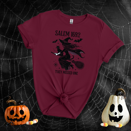 Salem 1692... They Missed One | Adult T-Shirt