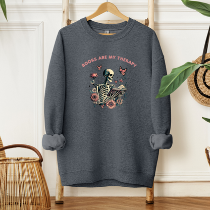 Books Are My Therapy | Adult Sweatshirt