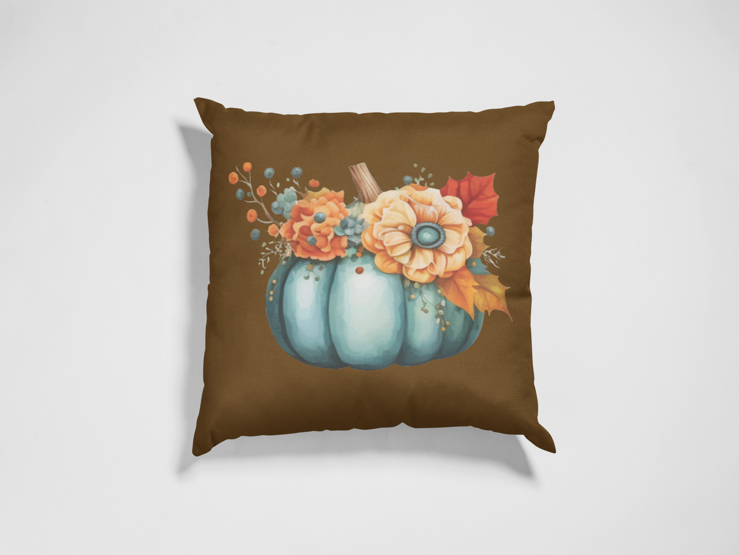 Autumn Pumpkin | Reversible Decorative Pillow 18in x 18in