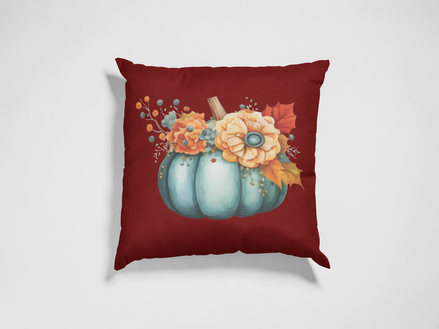 Autumn Pumpkin | Reversible Decorative Pillow 18in x 18in