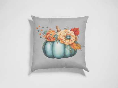 Autumn Pumpkin | Reversible Decorative Pillow 18in x 18in