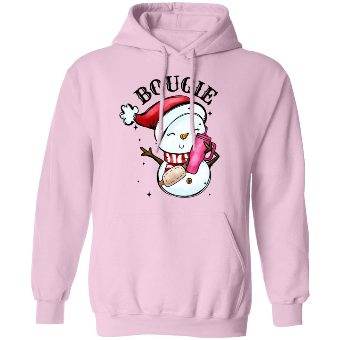 Bougie Snowman | Adult Pullover Hoodie