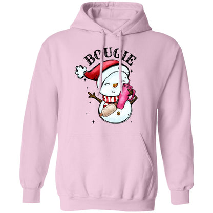 Bougie Snowman | Adult Pullover Hoodie
