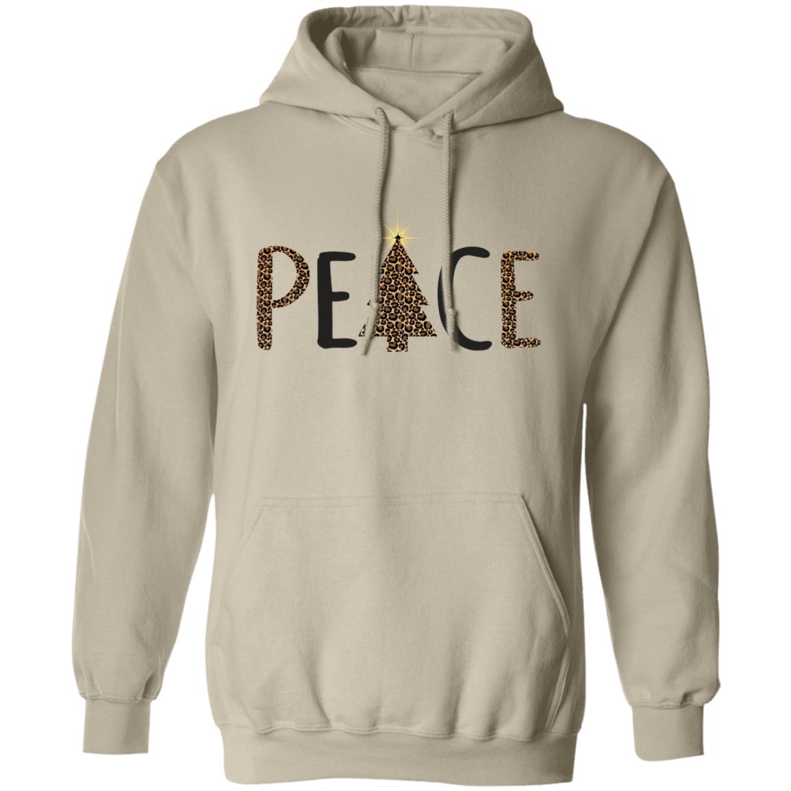 Peace Animal Print | Adult Pullover Hoodie