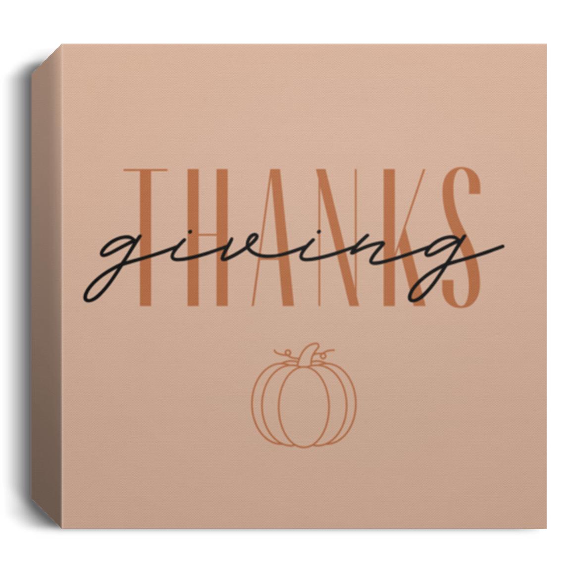 Thanksgiving Peach | Deluxe Square Canvas 1.5in Frame