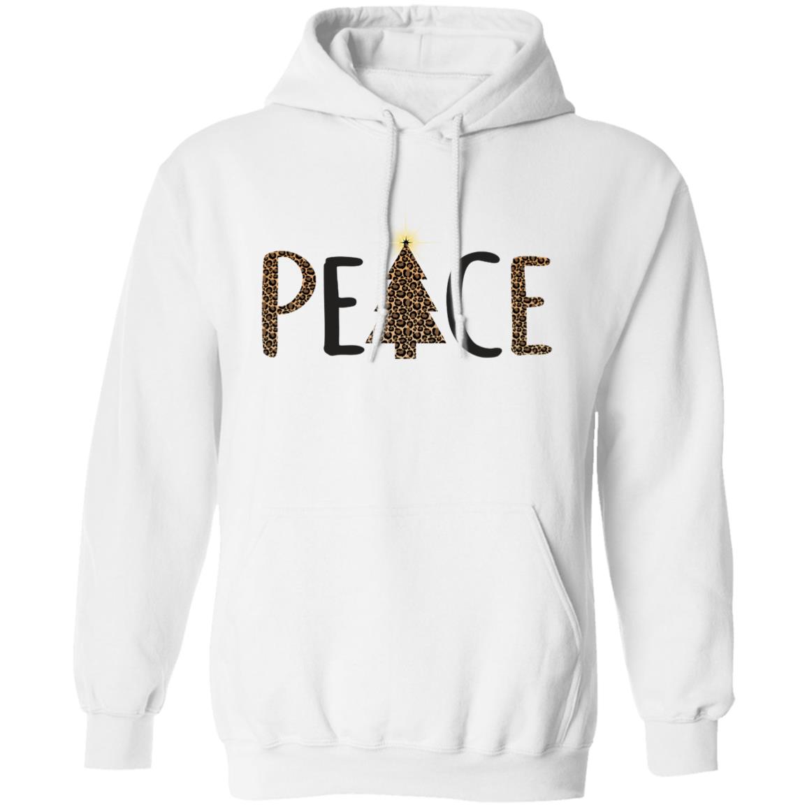 Peace Animal Print | Adult Pullover Hoodie