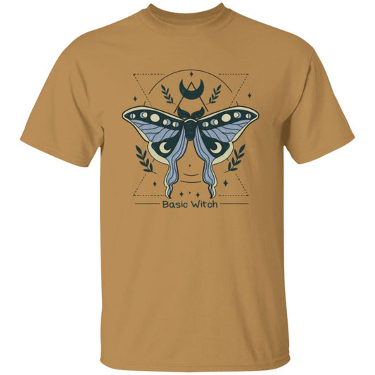 Blue Basic Witch Lunar Moth | Adult T-Shirt