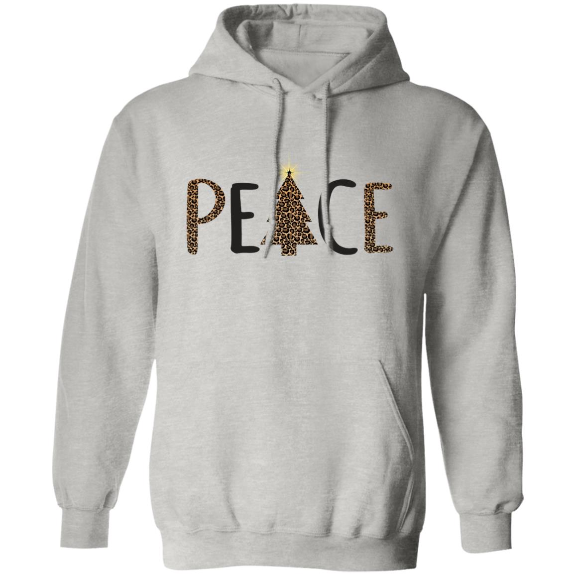 Peace Animal Print | Adult Pullover Hoodie