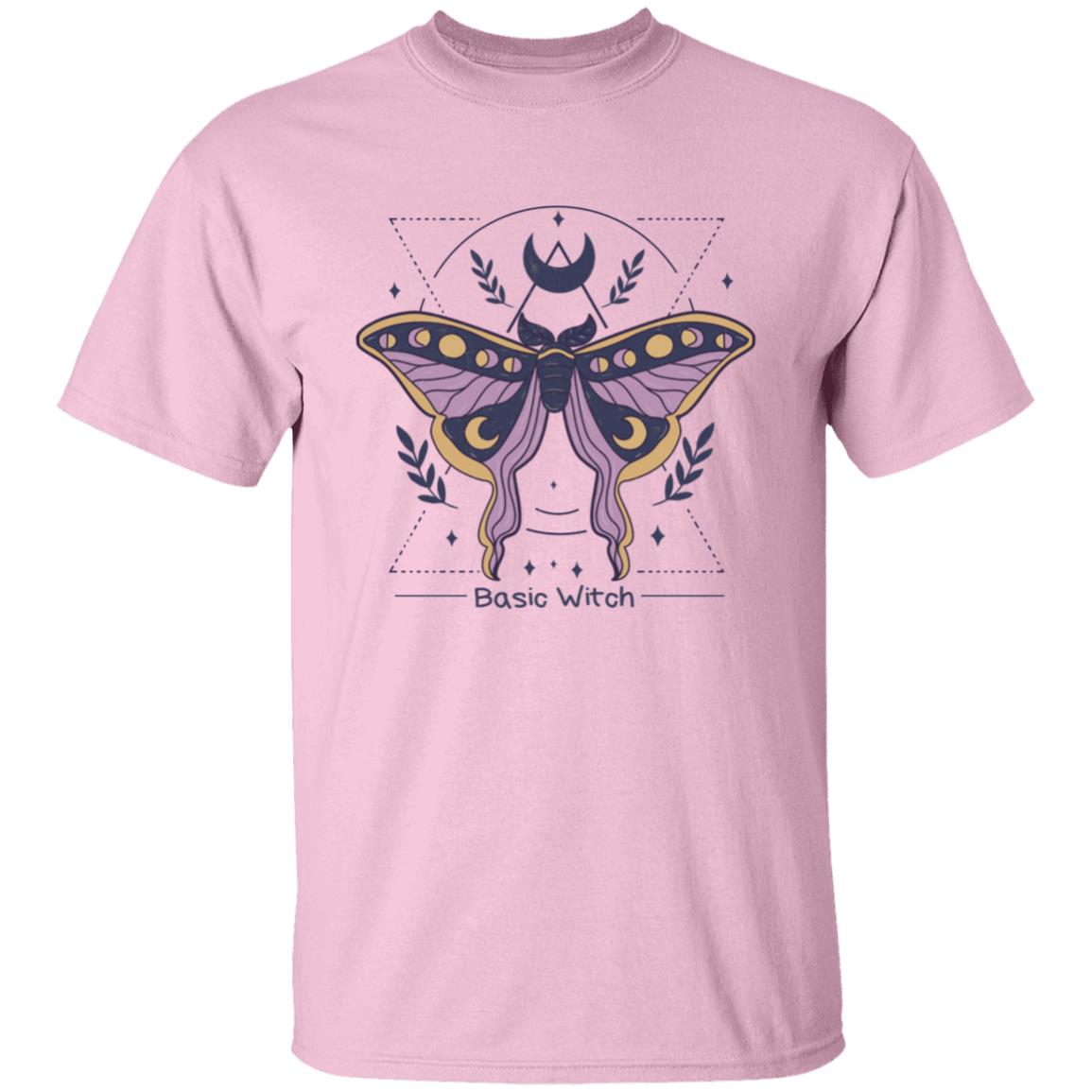 Purple Basic Witch Lunar Moth | Adult T-Shirt