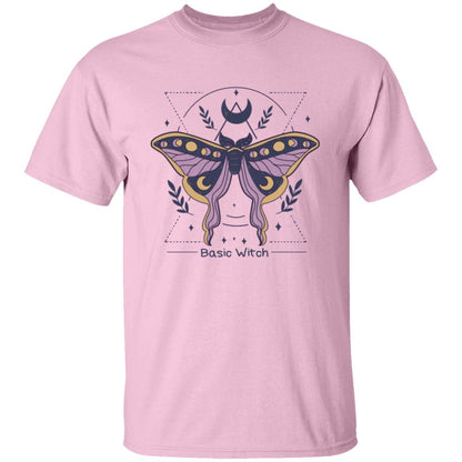 Purple Basic Witch Lunar Moth | Adult T-Shirt