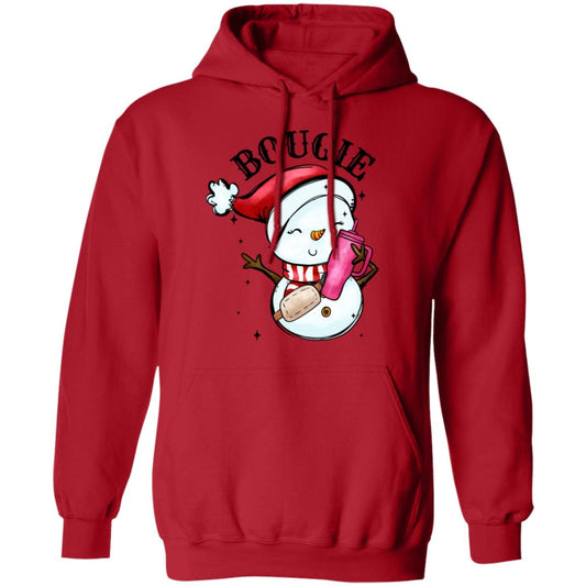 Bougie Snowman | Adult Pullover Hoodie