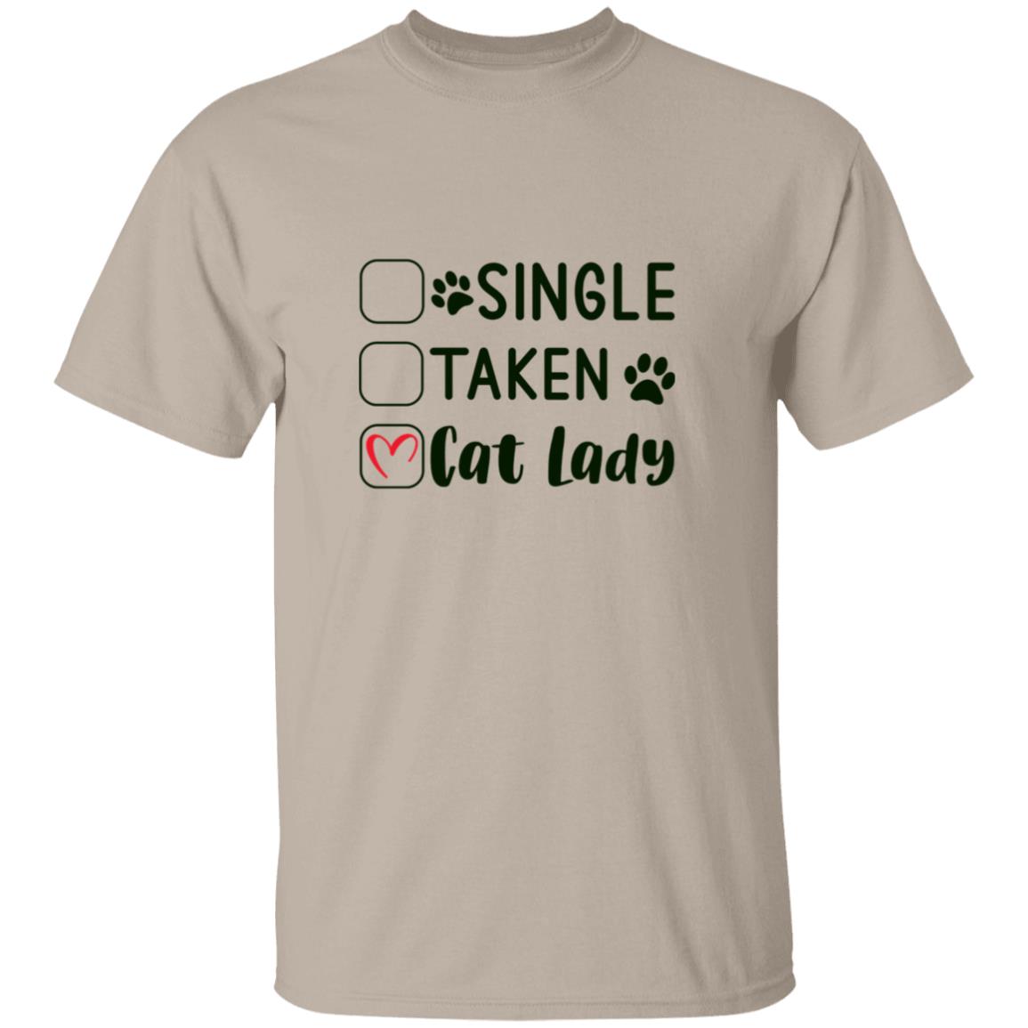 Single, Taken, Cat Lady | Adult T-Shirt