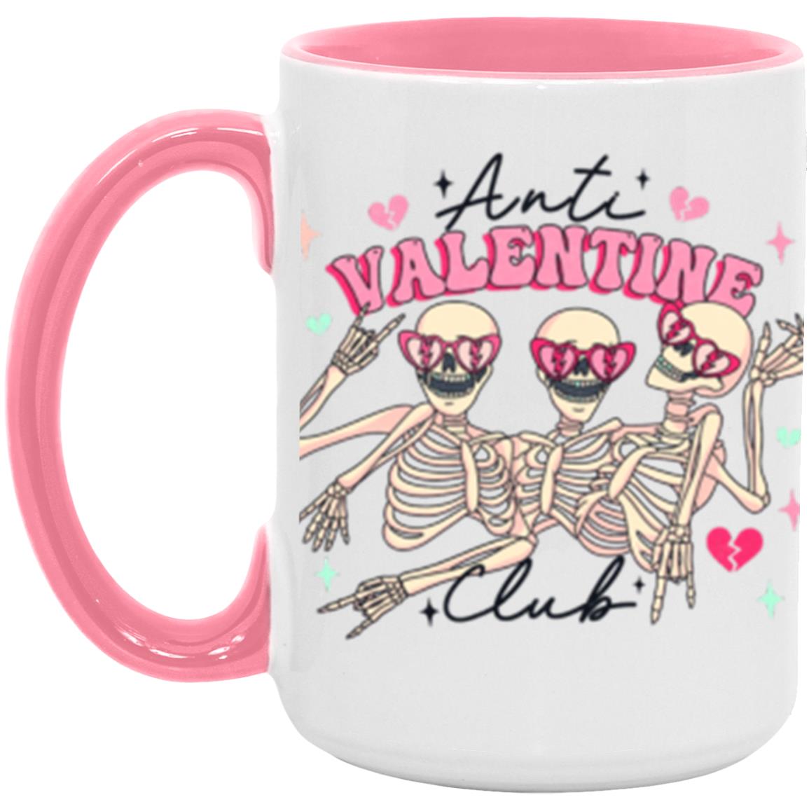 Anti Valentine Club | 15oz Accent Mug