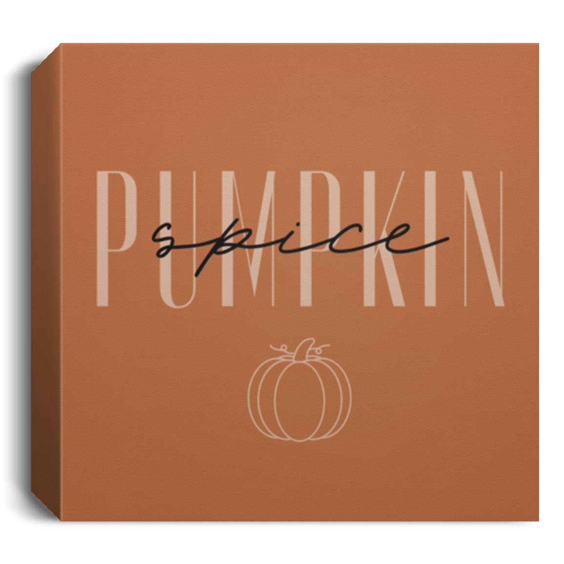 Pumpkin Spice Orange | Deluxe Square Canvas 1.5in Frame