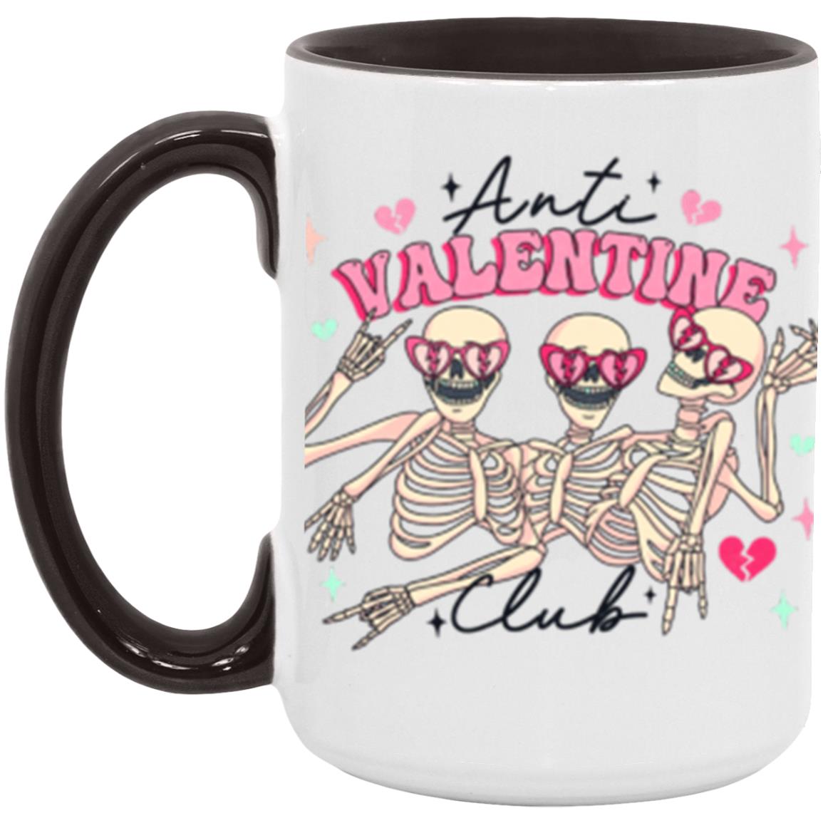 Anti Valentine Club | 15oz Accent Mug