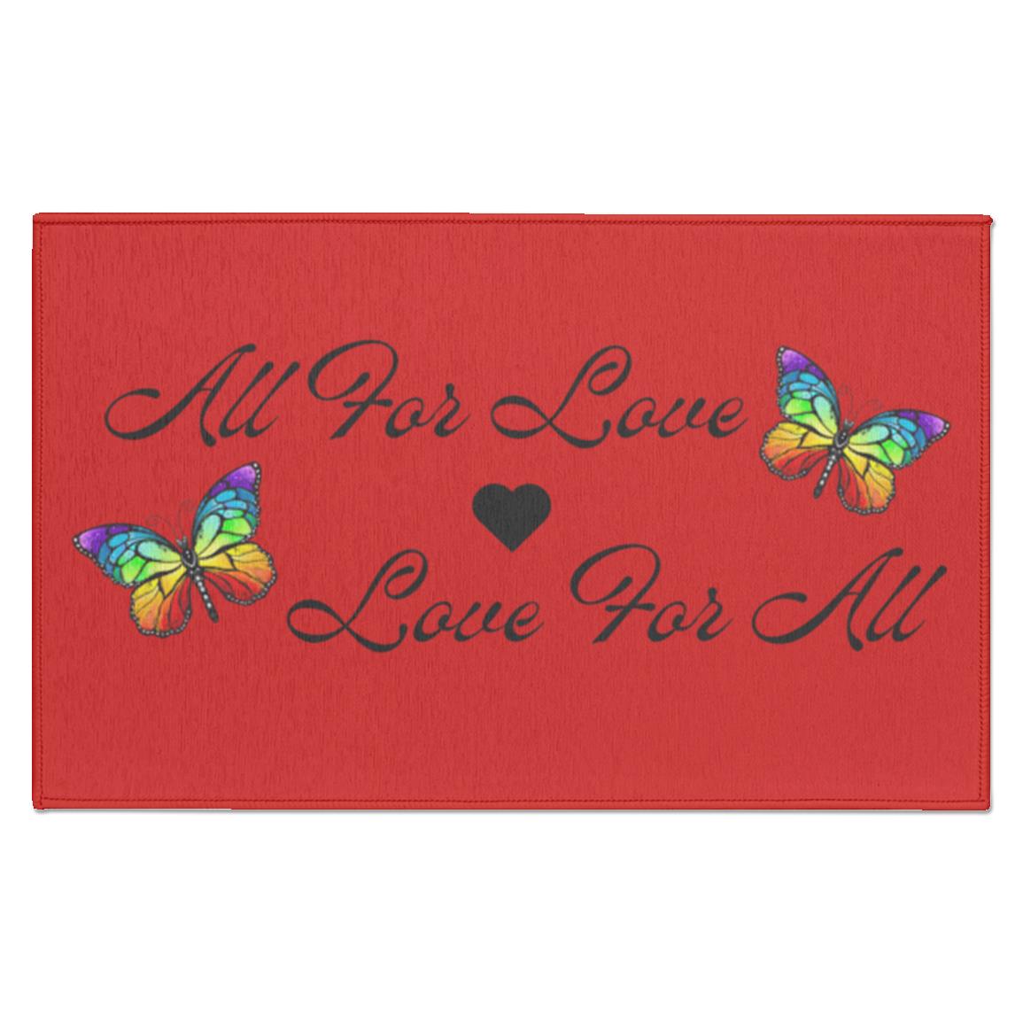 All For Love, Love For All | Indoor Doormat