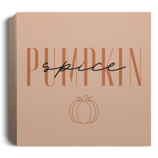 Pumpkin Spice Peach | Deluxe Square Canvas 1.5in Frame