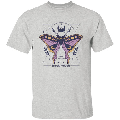 Purple Basic Witch Lunar Moth | Adult T-Shirt