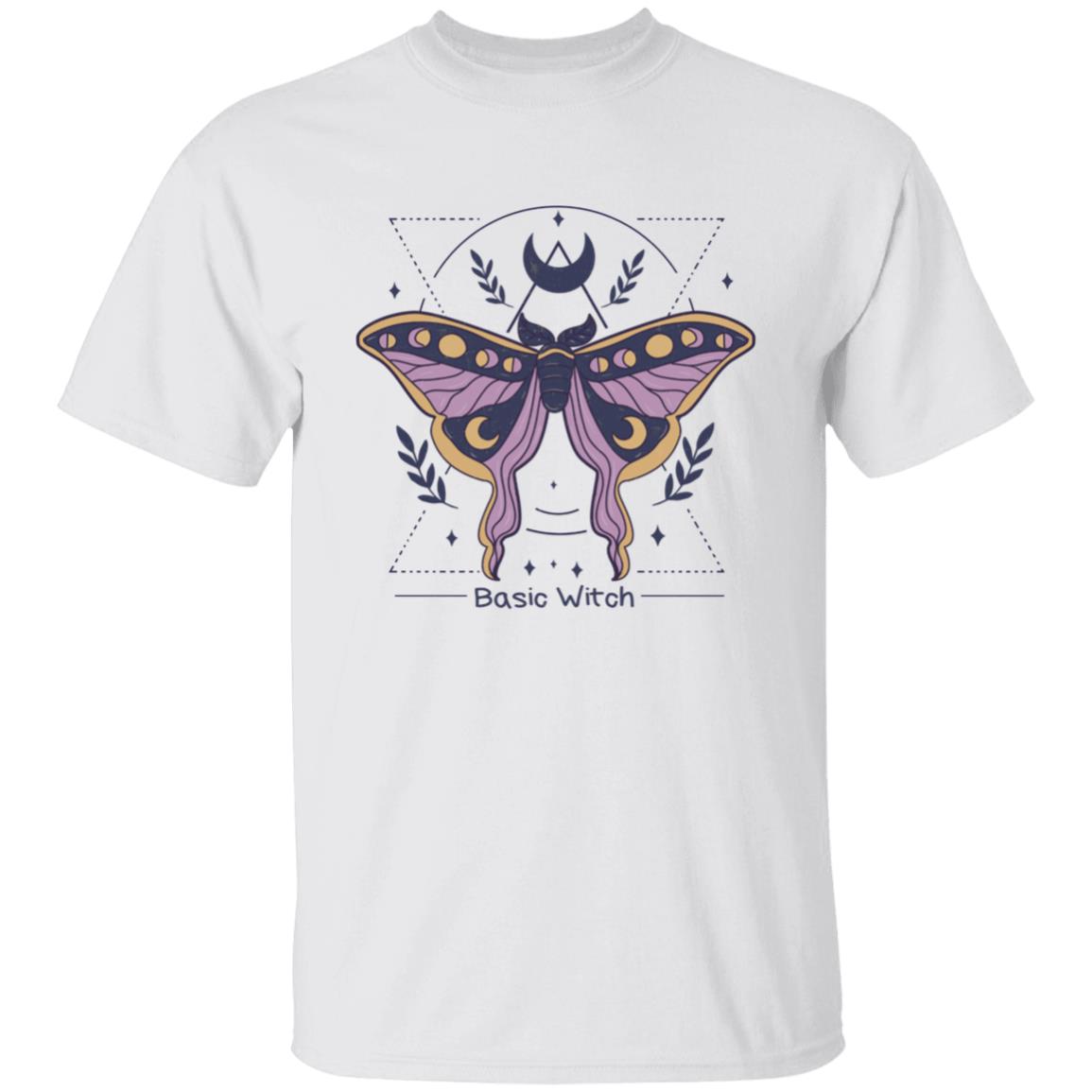 Purple Basic Witch Lunar Moth | Adult T-Shirt